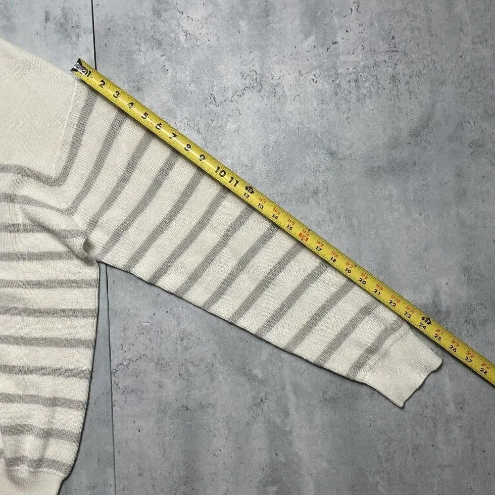 Peter Millar Crown Cool Crafted Sweater Mens XXL Stripe‎ Merino Wool Linen